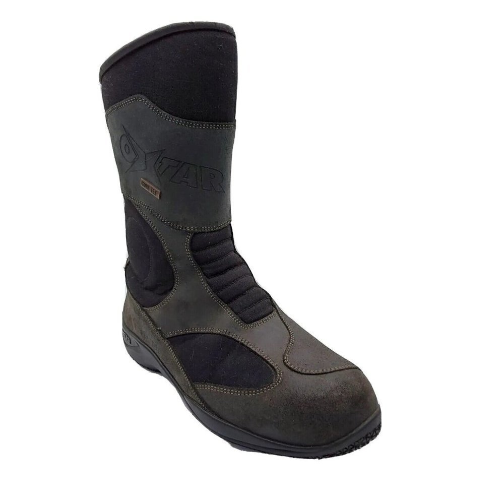 Oxtar Gortex Motorcycle Boots Women’s Biker Black Leather Made in Italy EU 40